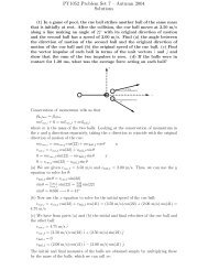 PY1052 Problem Set 7 â Autumn 2004 Solutions