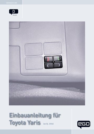 Einbauanleitung fÃ¼r Toyota Yaris - Mobilplus.com