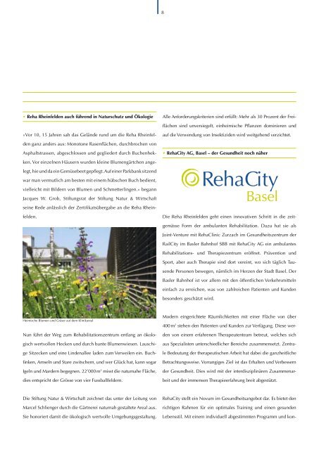 Jahresbericht 2007 - bei der Reha Rheinfelden