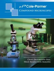 COMPOUNd MicROScOPES - Cole-Parmer