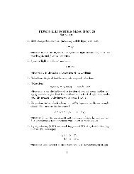 Physics 111: Formula Sheet (Part 2) Spring 2001 1. Electromagnetic ...