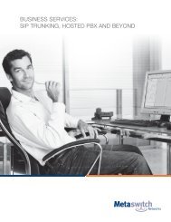 Perimeta MSC Datasheet - Metaswitch