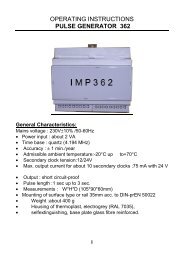 PULSE GENERATOR IMP 362 - JUNDES - Kaiser