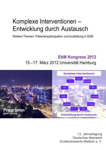 EbM Kongress 2012 - Deutsches Netzwerk Evidenzbasierte Medizin ...