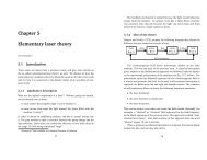 Chapter 5 Elementary laser theory