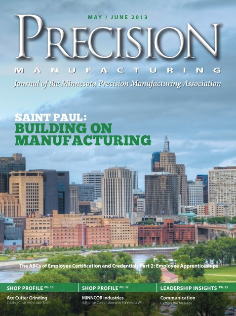 JUNE 2013 - Minnesota Precision Manufacturing Association