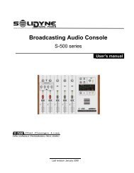 S500 User Manual - Solidyne