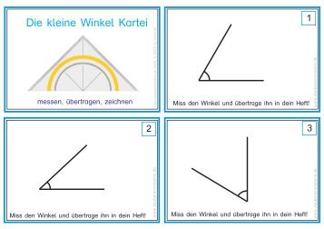 Die kleine Winkel Kartei - Zaubereinmaleins