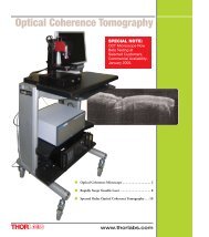 Optical Coherence Tomography - Thorlabs