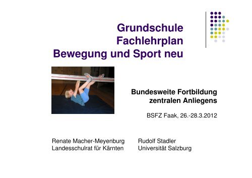 Grundschule Fachlehrplan Bewegung und Sport neu Bundesweite ...