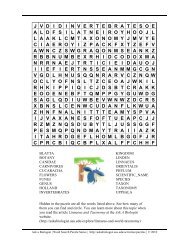 Ask A Biologist - Linnaeus Taxonomy - Word Search Puzzle