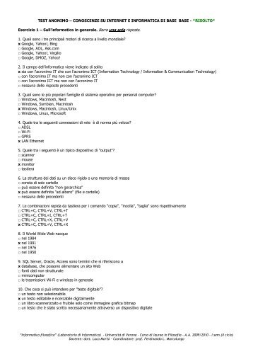 Test II ciclo 2009-10 - *risolto* (pdf, it