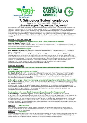 17412pro - 7. Gartentherapietage