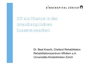 ICF als Chance in der interdisziplinären Zusammnearbeit - Agogis