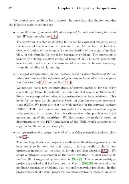 The spectrum of delay-differential equations: numerical methods - KTH