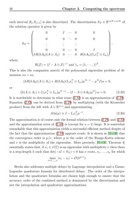 The spectrum of delay-differential equations: numerical methods - KTH