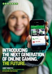 introducing the next generation of online gaming. the future. - Unibet