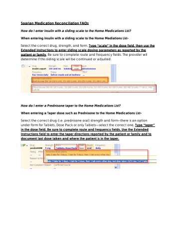 Soarian Medication Reconciliation FAQs