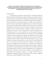 Discurso de orden del Dr - Academia de Ciencias Políticas y Sociales