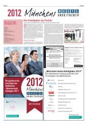 Münchens beste Arbeitgeber 2012 - metafinanz ...