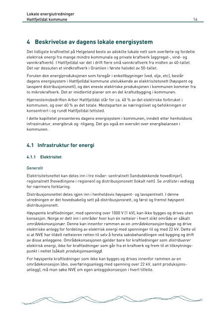 Lokal energiutredning Hattfjelldal kommune - Helgelandskraft