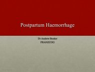 Postpartum Haemorrhage - Dr Andrew Booker