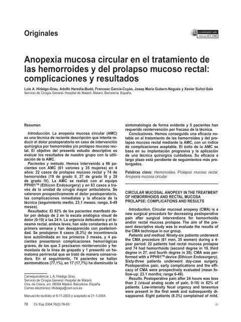 tratamiento de la fisura anorectal