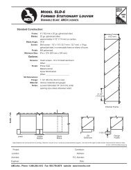 MODEL SLD-6 FORMED STATIONARY LOUVER - LMCurbs