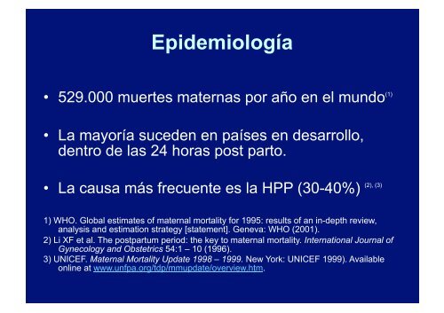 Tratamiento de la Hemorragia Posparto - IGBA