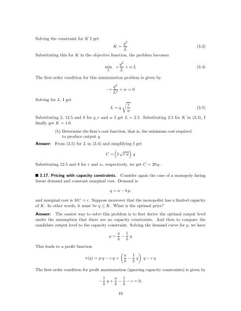 Answers to Chapter 3 Exercises - Luiscabral.net