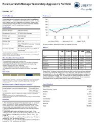 Excelsior Multi-Manager Moderately Aggressive Portfolio - Liberty