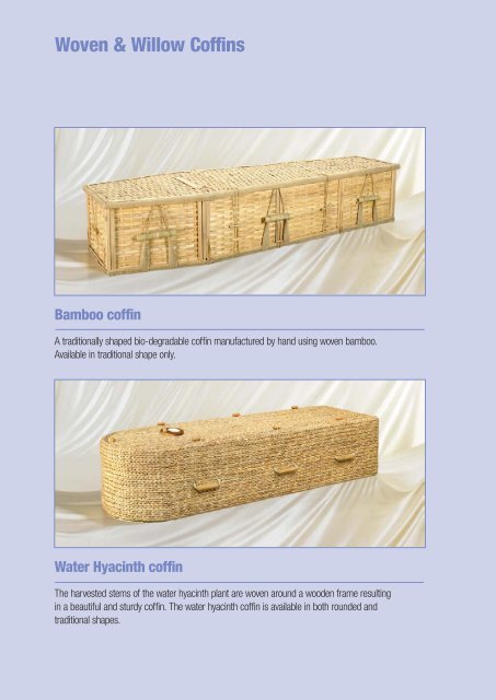 Funeralcare coffin and casket range - The Co-operative