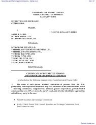 CERTIFICATE of interested persons and corporate ... - Justia