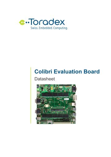 Colibri Evaluation Board - Toradex