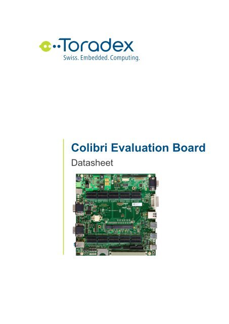 Colibri Evaluation Board - Toradex