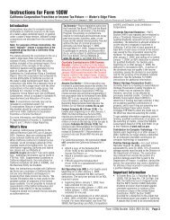 Instructions for Form 100W - FormSend