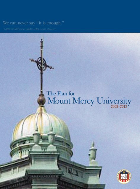 The Strategic Plan - Mount Mercy University