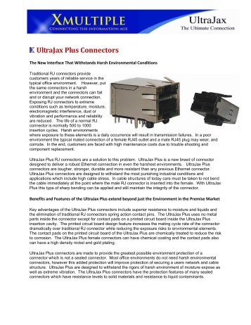 UltraJax Plus Connectors - Xmultiple