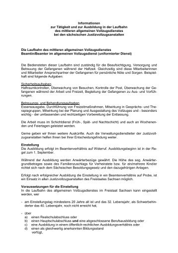 Info Blatt Bewerbung 2013 _neu_ _2 - Justiz in Sachsen - Freistaat ...