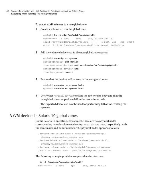 Veritas Storage Foundation™ and High Availability Solutions ...