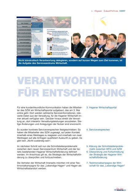 Zukunftsforum 4. Hagener - Isenbeck-Consulting. Christian Isenbeck