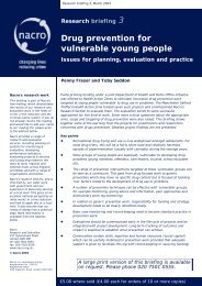 Drug prevention for vulnerable young people - Nacro