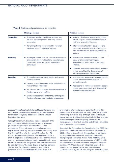 Drug prevention for vulnerable young people - Nacro