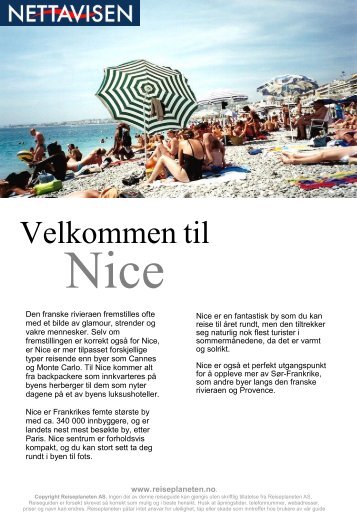 Nice Reiseguide Reiseplaneten AS