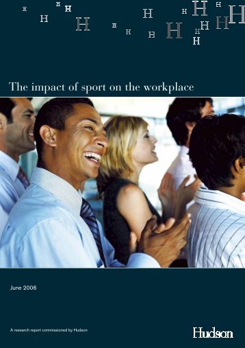 The impact of sport on the UK workplace - Hudson