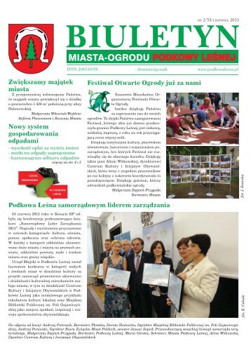 Numer 2/55, czerwiec 2013 r. - Podkowa Leśna, Urząd Miasta