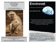 Envirovet - University of Illinois College of Veterinary Medicine