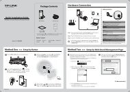 Quick Installation Guide - TP-Link