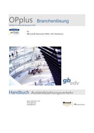 Handbuch Auslandszahlungsverkehr - OPplus fÃ¼r Microsoft ...