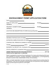 encroachment permit application form - the City of Lompoc!